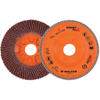Disque &agrave; lamelles Enduro-Flex, 4-1/2" x 7/8", Type 27, Grain 40, Alumine de zirconium Quali-T-Solutions