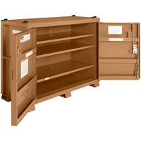 Monster Box Cabinet, Steel, 52 Cubic Feet, Beige Quali-T-Solutions