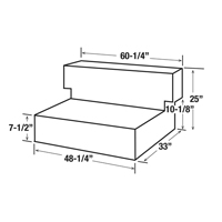 Steel Fuel Transfer Tank, Steel, 100 Gal. Capacity, Black Quali-T-Solutions