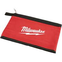 &eacute;tui avec fermeture &agrave; glissi&egrave;re, Toile, 1 pochettes, Noir/Rouge Quali-T-Solutions
