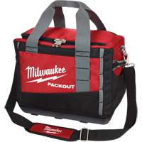 Sacs &agrave; outils Packout, Nylon balistique, 2 pochettes, Noir/Rouge Quali-T-Solutions