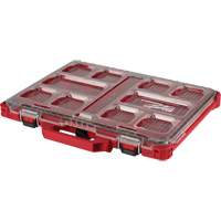 Packout Low-Profile Organizer, 19-3/4" x 16-2/5" x 2-1/2", Black/Red Quali-T-Solutions