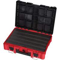 Coffre &agrave; outils avec partitions ajustables Packout, 20-7/10" x 15-1/5" x 6-1/5", Noir/Rouge Quali-T-Solutions