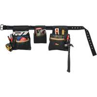 Ceinture &agrave; outils combin&eacute;e de luxe, Polyester, Noir Quali-T-Solutions