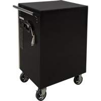 Heavy-Duty Tool Cart, 7 Drawers, 28" W x 22" D x 42-3/8" H, Black Quali-T-Solutions