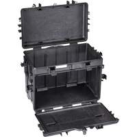 Coffre &agrave; outils militaire mobile avec tiroirs, 22-4/5" la x 15" p x 18" h, Noir Quali-T-Solutions