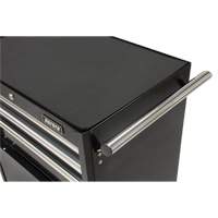 Chariot &agrave; outils industriel, 3 tiroirs, 29-4/5" la x 21-1/5" p x 38-4/5" h, Noir Quali-T-Solutions