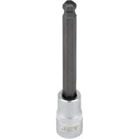 Bit Socket, Hex Ball, 4 mm x 4" L, 3/8" Drive Quali-T-Solutions
