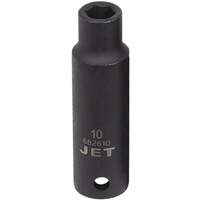 Socket, Impact, 10 mm, 1/2" Drive, 6 Points, Deep Quali-T-Solutions