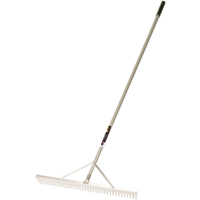 R&acirc;teaux &agrave; niveler Pro, Manche Aluminium, 36" la, Lame Aluminium, 36 dents Quali-T-Solutions