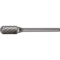 Fraises au carbure solide - Forme cylindrique avec embout sph&eacute;rique CLEVELAND, , 1/8" dia., 9/16" profondeur de la coupe Quali-T-Solutions