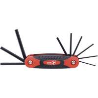 JFHK-9 Folding Hex Key Set, 9 Pcs., Imperial Quali-T-Solutions