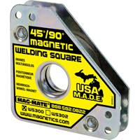 Magnetic Welding Squares, 3-3/4" L x 3/4" W x 3-3/4" H, 60 lbs. Quali-T-Solutions