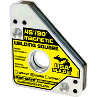 Magnetic Welding Squares, 3-3/4" L x 3/4" W x 4-3/8" H, 75 lbs. Quali-T-Solutions
