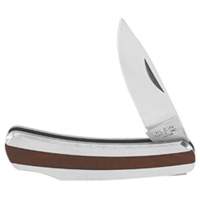 Pocket Knife with Drop Point Blade, 2-1/4" Blade, Stainless Steel Blade, Stainless Steel Handle Quali-T-Solutions