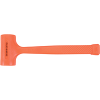 Dead Blow Hammer, 24 oz., Textured Grip, 12-3/4" L Quali-T-Solutions