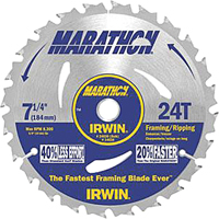 Contractor Saw Blades - Marathon&reg; Saw Blades, 7-1/4", 24 Teeth Quali-T-Solutions