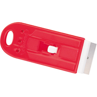 Grattoirs &agrave; lame de rasoir r&eacute;tractable, Lame Acier &agrave; haute teneur en carbone, Largeur 1-1/2", Manche Plastique Quali-T-Solutions