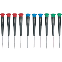 Ensembles de mini tournevis, 10 mcx Quali-T-Solutions