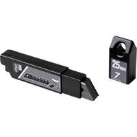 Lames de rechange noires tr&egrave;s aiguis&eacute;es, Style Cassable Quali-T-Solutions