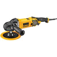 Polisseuse &agrave; vitesse variable avec d&eacute;marrage souple, 9"/7" tampon, 120 V, 12 A, 0-3500 Tr/min &agrave; vide Quali-T-Solutions