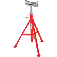 Conveyor Head Pipe Stand #CJ-99, 74-112 cm Height Adjustment, 12" Max. Pipe Capacity, 1000 lbs. Max. Weight Capacity Quali-T-Solutions