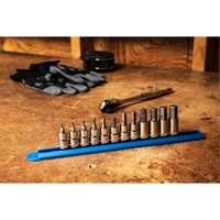 Metric Socket Set, Hex, 3/8" Drive, 12 Pcs Quali-T-Solutions