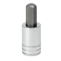 Hex Bit Socket, 1/16" x 1-17/32" L, 1/4" Drive Quali-T-Solutions