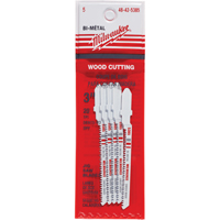 Jigsaw Blade, Bi-Metal, T-Shank, 3" L, 20 TPI Quali-T-Solutions