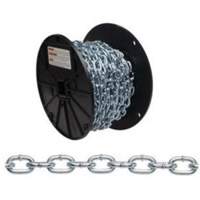 Straight Link Machine Chain, Low Carbon Steel, #4 x 100' (30.4 m) L, 215 lbs. (0.1075 tons) Load Capacity Quali-T-Solutions