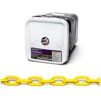 Proof Coil Chain, Low Carbon Steel, 1/4" x 75' (22.9 m) L, Grade 30, 1300 lbs. (0.65 tons) Load Capacity Quali-T-Solutions