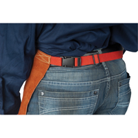 Tablier en cuir, Taille, 24" lo, Lava Brown Quali-T-Solutions
