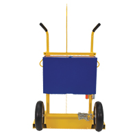 Chariot pour chalumeau et bouteille de soudage, Roues Pneumatique, Base de 24" la x 19-1/2" lo, 500 lb Quali-T-Solutions