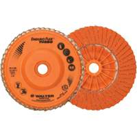 Disque &agrave; lamelles Enduro-Flex Turbo, 4-1/2" x 5/8"-11, Type 27S, Grain 80, C&eacute;ramique Quali-T-Solutions