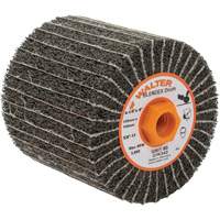 Tambours de finition Two-In-One, 4-1/4" dia. x 4" la, 5/8"-11 Arbre, Grain 80 Quali-T-Solutions