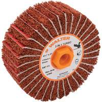Two-In-One Turbo Drums, 4-1/2" Dia. x 2" W, 5/8"-11 Arbor, 60 Grit Quali-T-Solutions