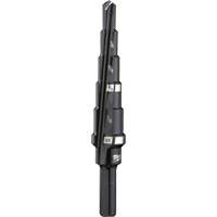 #2 Step Drill Bit, 3/16" - 1/2" , 1/16" Increments, High Speed Steel Quali-T-Solutions