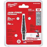 #2 Step Drill Bit, 3/16" - 1/2" , 1/16" Increments, High Speed Steel Quali-T-Solutions