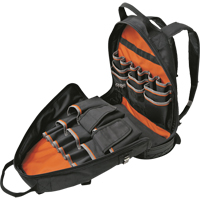 Organiseur de sac &agrave; dos d'&eacute;lectricien Tradesman Pro, 14" lo x 7" la, Noir, Balistique Quali-T-Solutions
