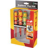 Jeu de tournevis isol&eacute;s 160 i / 168 i /6 VDE, 1000 V, 6 M Quali-T-Solutions