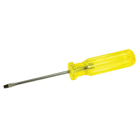 Tournevis &agrave; fente, 3/16", 8-1/4" lo, Prise Plastique Quali-T-Solutions