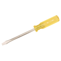 Tournevis fendu, 1/4", 6-3/4" lo, Prise Plastique Quali-T-Solutions