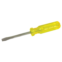 Tournevis fendu, 1/4", 8-1/4" lo, Prise Plastique Quali-T-Solutions