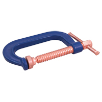 Serre-joint en C, Capacit&eacute; de 4" (102 mm), Profondeur de gorge de 3" (76 mm) Quali-T-Solutions