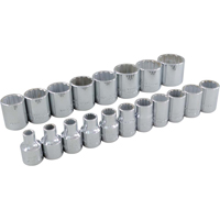 Jeu de douilles, 19 Mcx, Prise de 3/8" Quali-T-Solutions