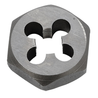 &eacute;crou &agrave; refileter hexagonale, dia. 1"/1-1/16", Filet de 1/8"-27, Acier au carbone/Acier au chrome Quali-T-Solutions