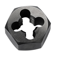 &eacute;crou &agrave; refileter hexagonale, dia. 1"/1-1/4", Filet de 1/4"-18, Acier au carbone/Acier au chrome Quali-T-Solutions
