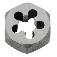 &eacute;crou &agrave; refileter hexagonale, dia. 1"/1-1/16", Filet de 3/8"-18, Acier au carbone/Acier au chrome Quali-T-Solutions