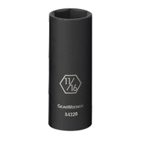 Socket, Impact, 5/16", 3/8" Drive, 6 Points, Deep Quali-T-Solutions