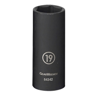 Socket, Impact, 13 mm, 3/8" Drive, 6 Points, Deep Quali-T-Solutions